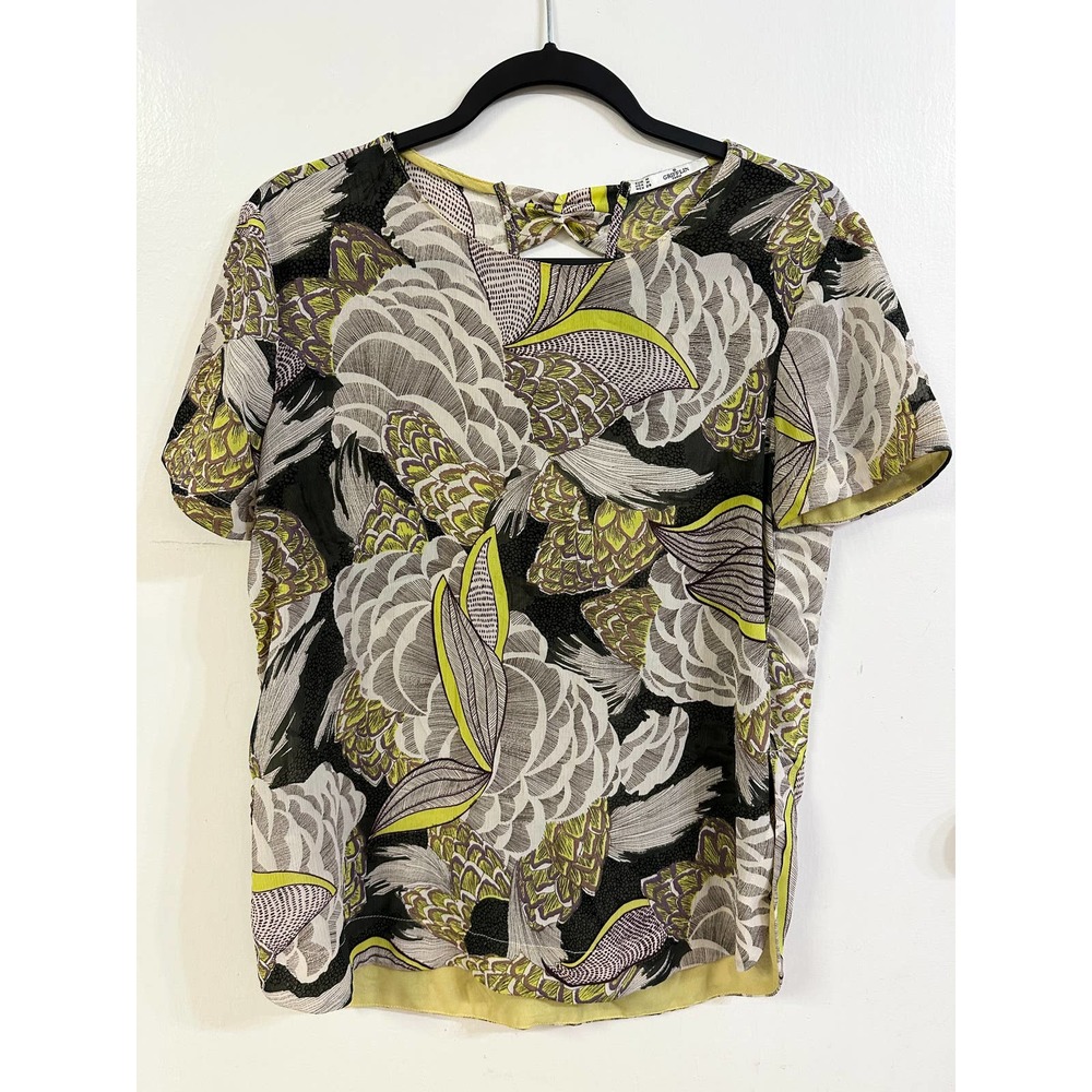 GRIFFLIN PARIS Eden in Love Blouse Top M (1087)